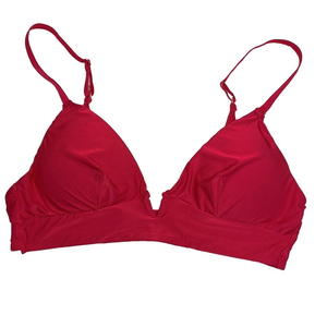 🍒🌷ROSE + Vine🌷🍒Cherry Red Sateen Padded Bralette​